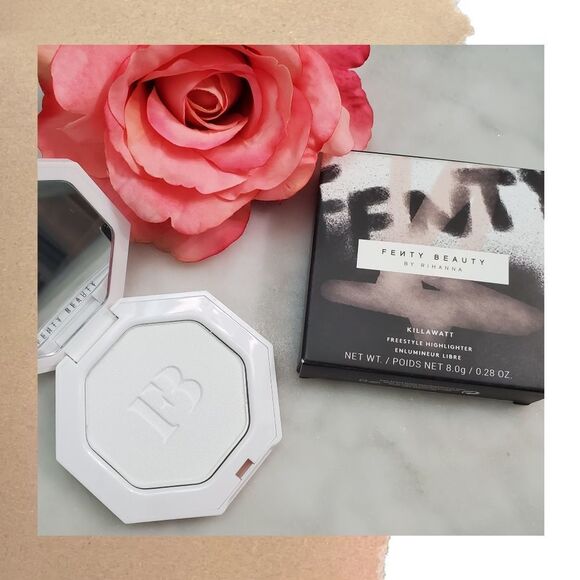 FENTY Beauty Metal Moon Highlighter (white with silver sparkle) - Picture 6 of 9